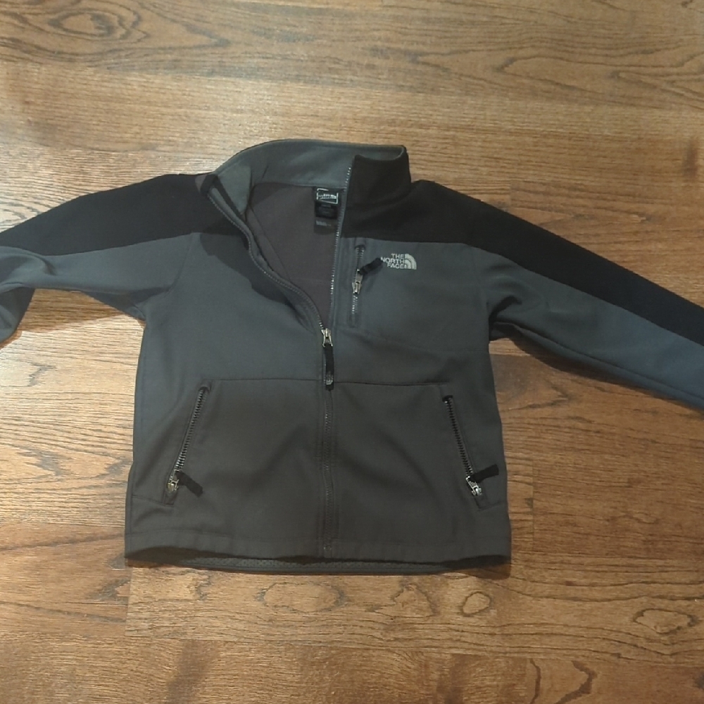 The North Face Black and Gray Jacket Youth Size Medium (10/12)